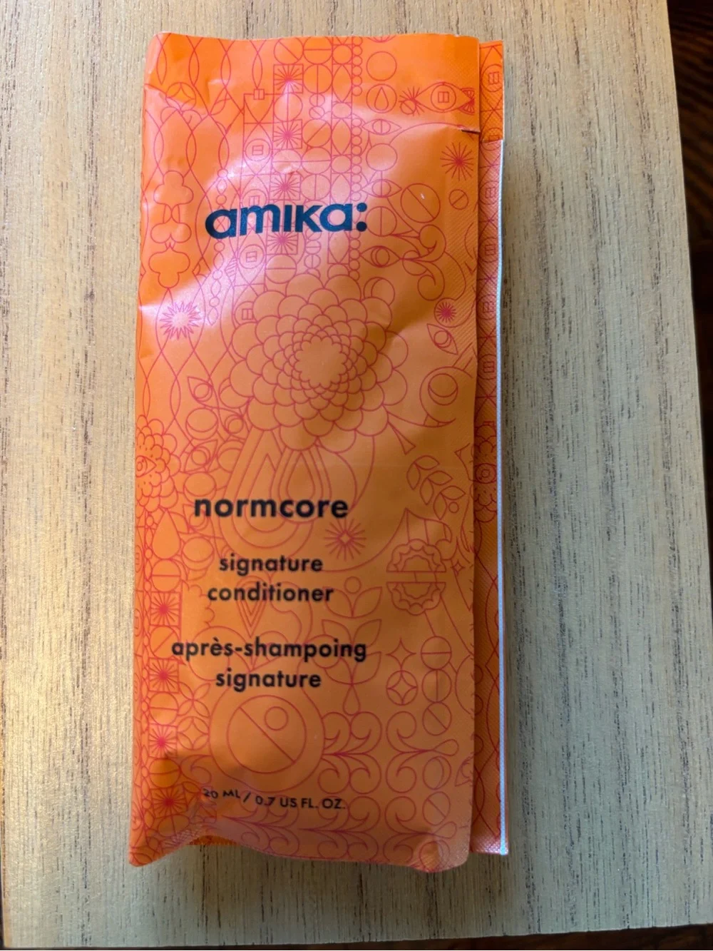 amika normcare shampoo and conditioner travel pack in original packaging